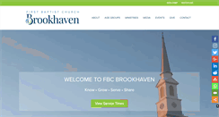 Desktop Screenshot of fbcbrookhaven.org