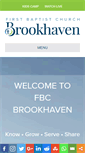 Mobile Screenshot of fbcbrookhaven.org